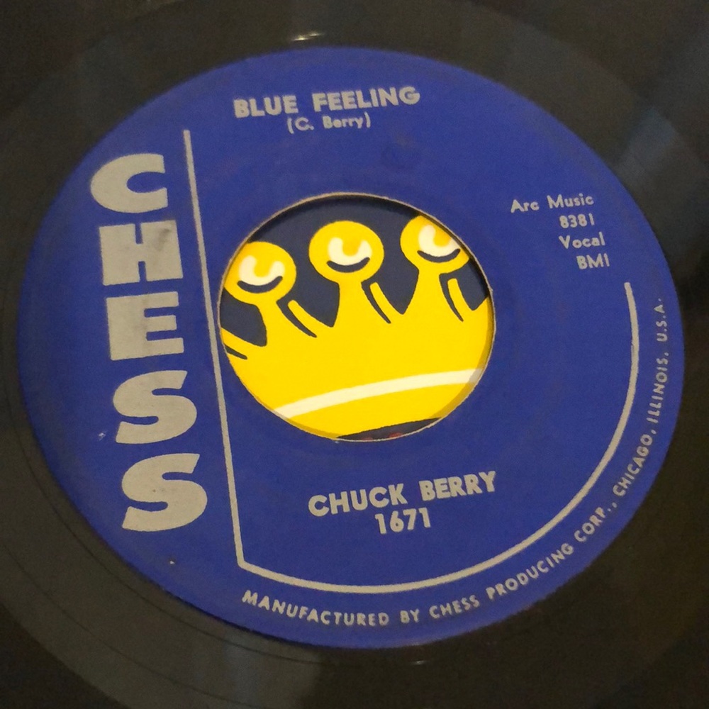 Chuck Berry Rock & Roll Music Vinyl 45 Record '57